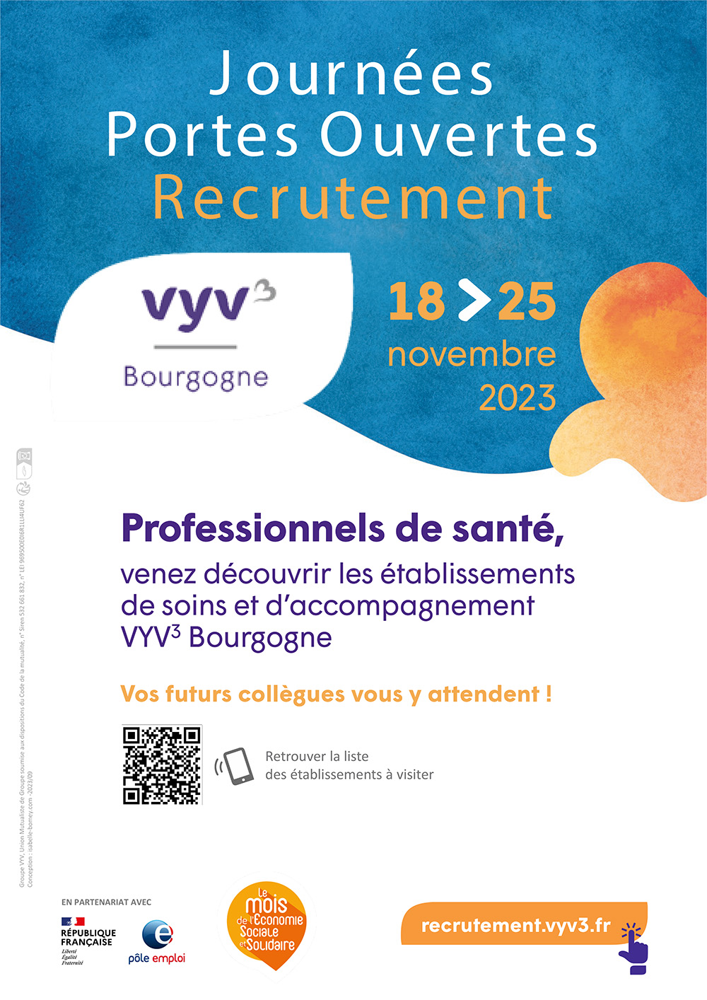 Affiche JPO recrutement Bourgogne